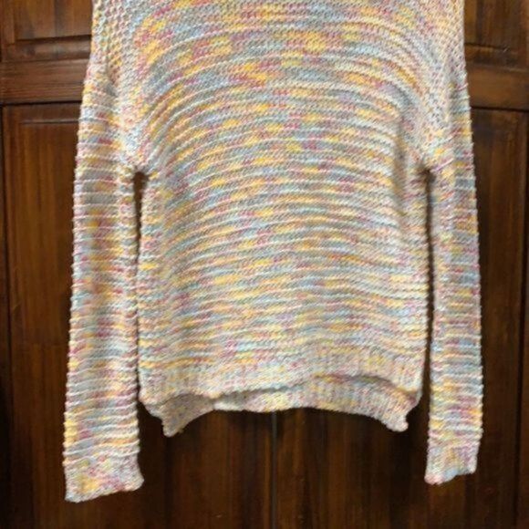 NWT Rag Poets confetti cream crewneck sweater XS - Picture 4 of 15